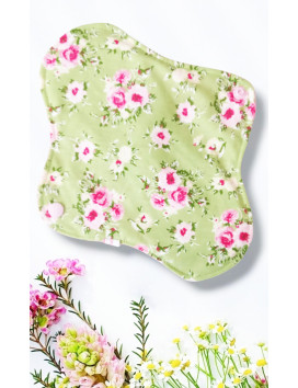 Pack de 7 compresas lavables - ROSAS (M)