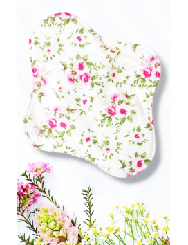Pack de 7 compresas lavables - ROSAS (M)