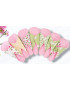 Pack de 7 protectores de tanga lavables - ROSAS (17 cm)