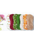 Pack 7 serviettes hygiéniques lavables sans ailettes - FLEURS DES CHAMPS (S)
