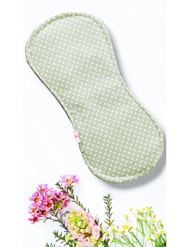 Pack 7 serviettes hygiéniques lavables sans ailettes - EUCALYPTUS (S)