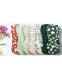 Pack 7 serviettes hygiéniques lavables sans ailettes - EUCALYPTUS (S)