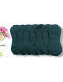 Pack 7 serviettes hygiéniques lavables sans ailettes - EUCALYPTUS (S)