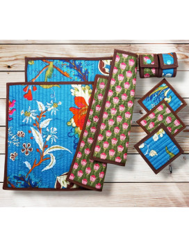 Manteles individuales con posavasos y servilleteros - NADU