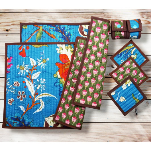 Manteles individuales con posavasos y servilleteros - NADU