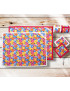 Sets de table avec sous-verres et ronds de serviette - GLADYS