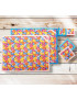 Sets de table avec sous-verres et ronds de serviette - GLADYS