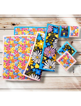 Tischsets mit Untersetzern und Serviettenringen - GLADYS