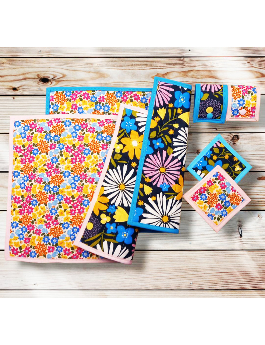 Placemats with coasters and napkin rings - GLADYS