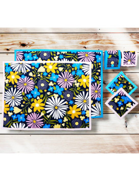 Placemats with coasters and napkin rings - GLADYS