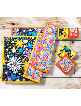 Placemats with coasters and napkin rings - GLADYS