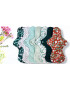Confezione da 7 assorbenti lavabili EUCALYPTUS (XL/NOTTE)