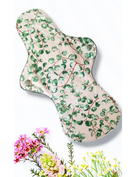 Confezione da 7 assorbenti lavabili EUCALYPTUS (XL/NOTTE)