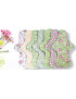 Pack 7 serviettes hygiéniques lavables ROSES (XL/ NUIT)