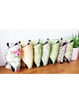 Confezione da 7 assorbenti igienici lavabili ROSA (XL/NOTTE)