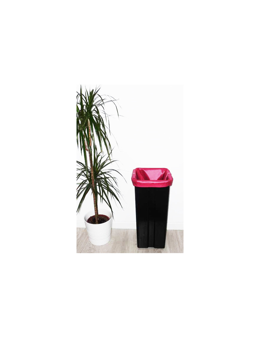Wasbare en herbruikbare vuilniszak FUCHSIA (40L)