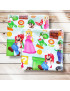 Washable and reusable cotton handkerchiefs - SUPER MARIO (20 x 20 cm)