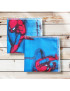 Washable and reusable cotton handkerchiefs - SPIDERMAN (22 x 22 cm)