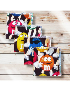 Fazzoletti di cotone lavabili e riutilizzabili - M&M'S