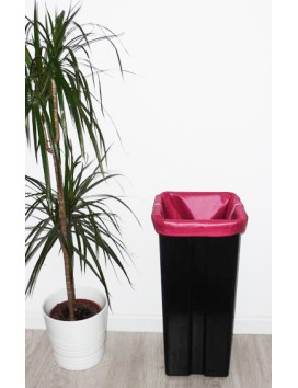 Sac poubelle lavable et réutilisable - FRAISE (30 L)