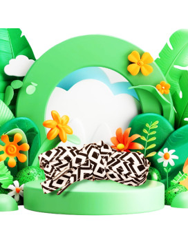 Par de cordones de tela - AZTECA (blanco y negro)