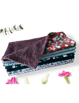 Washable paper towels - EUCALYPTUS (7 sheets)