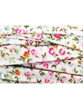 Pair of fabric shoelaces - ROSES