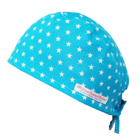 Tapa de bloque - ESTRELLAS (Turquesa)