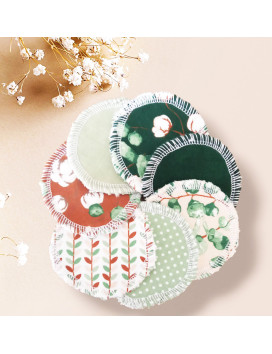 Washable makeup remover pads - EUCALYPTUS