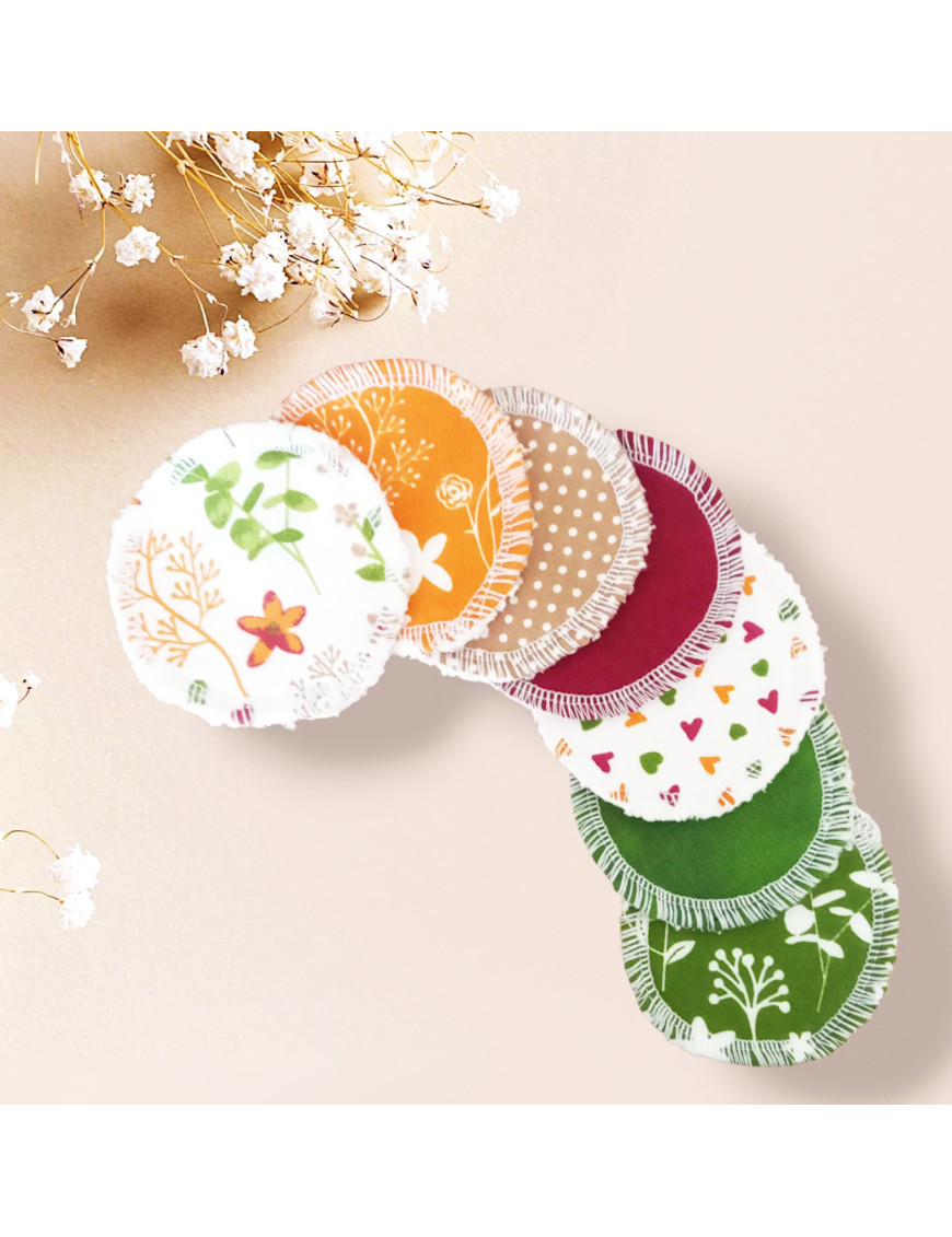 Waschbare Make-up-Entferner-Pads - WILDBLUMEN