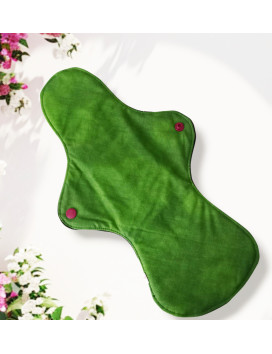 Packung mit 7 waschbaren Damenbinden - WILDBLUMEN - (XL/NACHT)