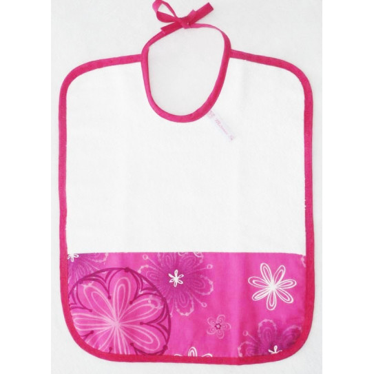 Babero de rizo FLOR