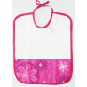 Sponge bib FLOWER