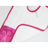 Sponge bib FLOWER