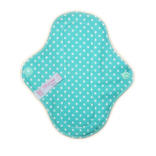 Pequeños puntos forro panty lavable (17 cm)