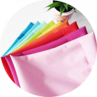 Washable and reusable freezer bags
