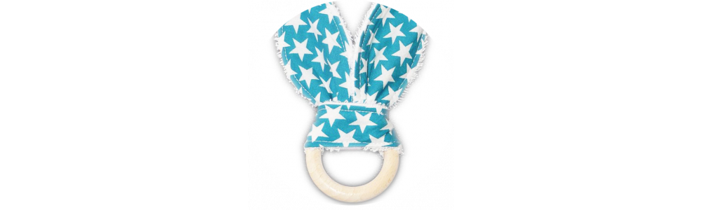 Washable teething rattle